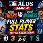 detroit tigers vs seattle mariners match player stats