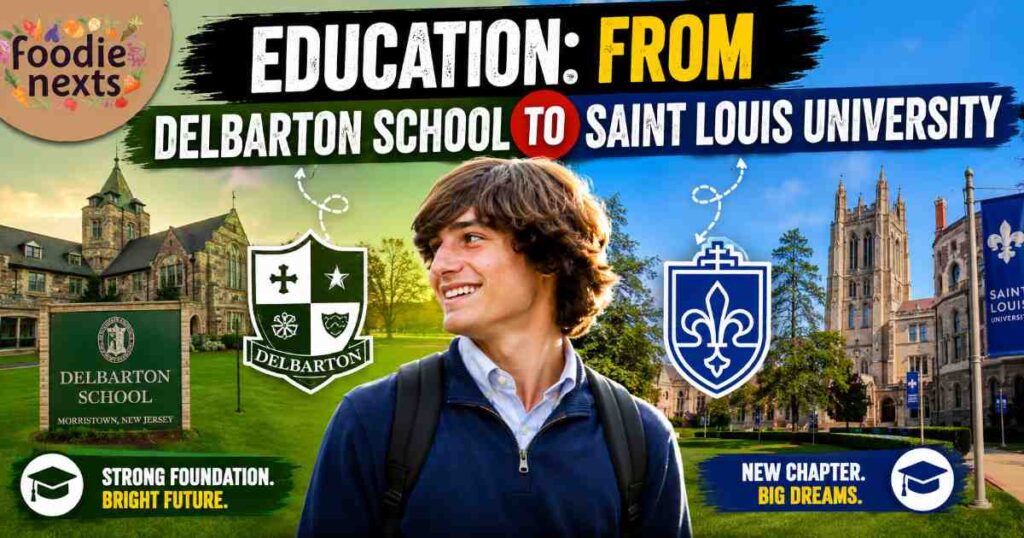 Education: From Delbarton School to Saint Louis University